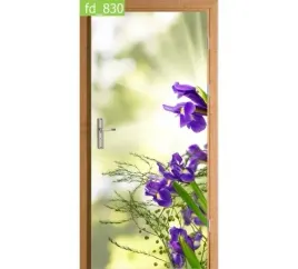 fototapeta-naklejka-na-drzwi-kwiaty-laka-fioletowe