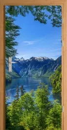 naklejka-fototapeta-na-drzwi-jezior-w-gorach