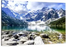 obraz-na-plotnie-sciane-morskie-oko-tatry-90x60