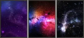 zestaw-plakatow-postery-3x-50x70-kosmos-galaktyka