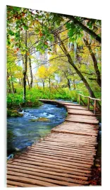 foto-obraz-szklany-pomost-las-strumyk-50x100