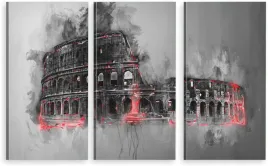 tryptyk-obraz-na-sciane-colloseum-rzym-fine-art