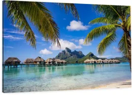 obraz-na-plotnie-90x60-bora-bora-palmy-ocean