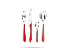amefa-24-sztucce-nierdzewne-obiadowe-modern-zestaw-eclat-6-osob-czerwone