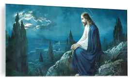 obraz-szklany-jezus-w-ogrodzie-oliwnym-100x50