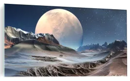 obraz-szklany-do-sypialni-kosmos-ksiezyc-120x60