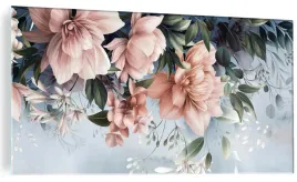 obraz-na-szkle-do-salonu-kwiaty-kwiatki-120x60cm