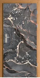 elegancka-naklejka-na-drzwi-szary-rose-gold-marmur