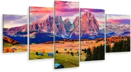 tryptyk-5-czesci-na-sciane-dolomity-alpy-wloskie