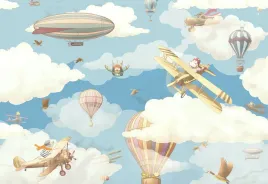 fototapeta-dla-dzieci-samoloty-balony-twoj-wymiar