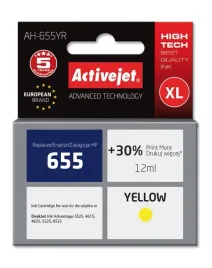 activejet-tusz-ah-655yr-zamiennik-hp-655-cz112ae-premium-12-ml-zolty