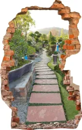 naklejki-na-sciane-fototapeta-3d-dziura-564-ogrod