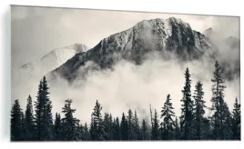foto-obraz-ze-szkla-szklany-do-salonu-gora-we-mgle-natura-las-100x50