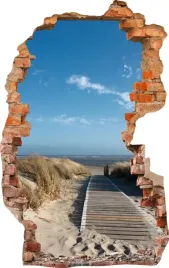 naklejki-na-sciane-fototapeta-3d-dziura-569-morze