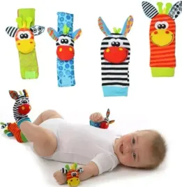 skarpetki-3d-i-2x-opaska-na-raczki-grzechotki-4szt