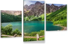 tryptyk-na-plotnie-morskie-oko-tatry-gory