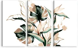 tryptyk-obraz-na-sciane-elegancka-monstera-980-wz
