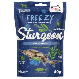 syta-micha-freezy-liofilizowane-przysmaki-dla-psa-jesiotr-z-borowka-40g