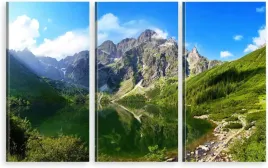tryptyk-na-plotnie-tatry-gory-morskie-oko
