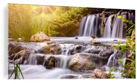 obraz-ze-szkla-szklany-wodospad-natura-120x60