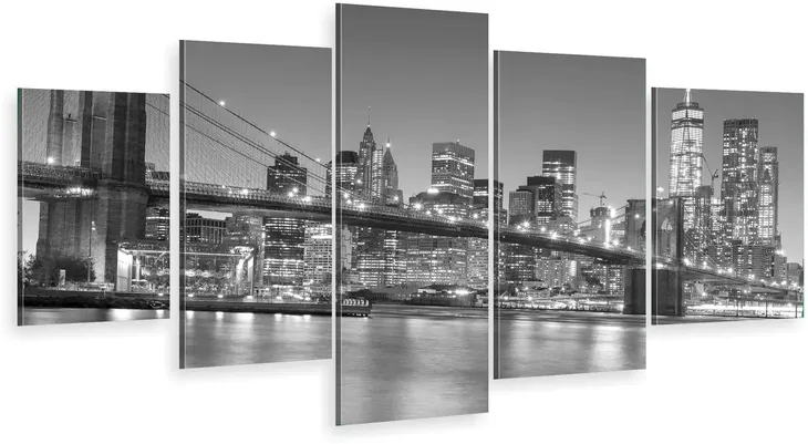 tryptyk-5-cz-na-plotnie-new-york-most-manhattan