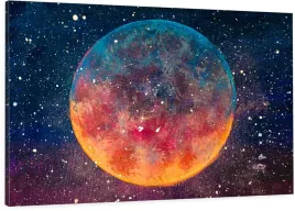 obraz-na-plotnie-ksiezyc-kosmos-jak-olejny-120x80