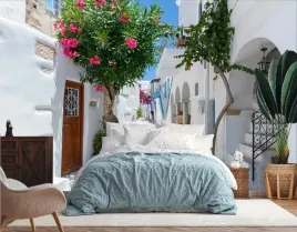 fototapeta-flizelina-santorini-uliczka-330x230