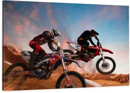 obraz-na-plotnie-motocykl-cross-motocross-120x80