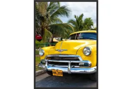 obraz-plakat-40x30-zolte-taxi-kubanski-chevrolet