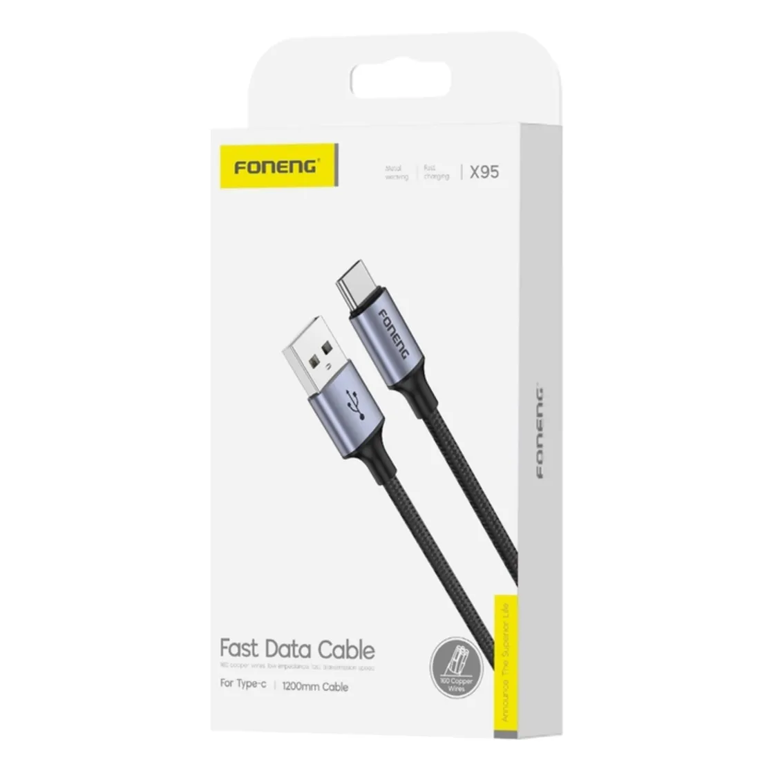 kabel-foneng-usb-usb-typ-c-12-m-czarny-007-stan-nowy