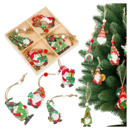 ozdoby-choinkowe-zawieszki-drewniane-skrzaty-zestaw-na-prezent-12szt