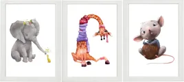 zestaw-3-obrazki-plakaty-a3-slon-zyrafa-mysz-safar