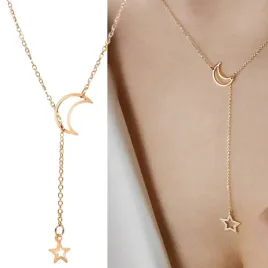 naszyjnik-zloty-ksiezyc-gwiazda-lancuszek-z-zawieszka-celebrytka