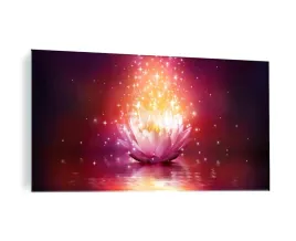 obraz-na-szkle-szklanymagiczny-kwiat-lotosu-120x60