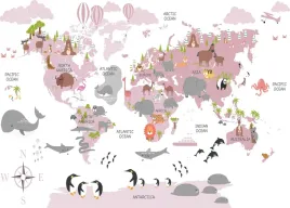 naklejka-mapa-swiata-zwierzeta-dla-dziewczynki-roz