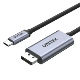 unitek-v1409a-przejsciowka-do-kabli-usb-c-displayport-czarny-szary