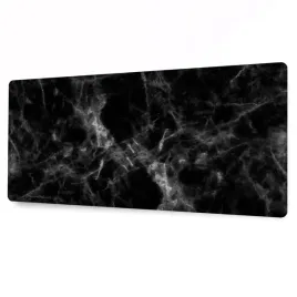 mata-deskmat-na-biurko-czarny-marmur-kamien