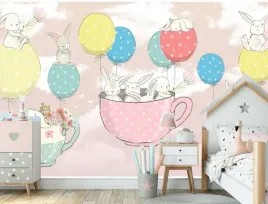 fototapeta-dla-dzieci-balony-kroliczki-lot-210x146