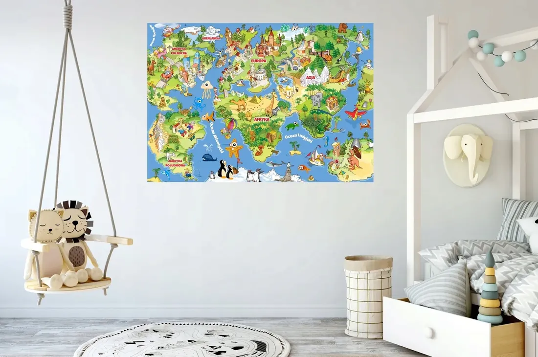 obraz-na-plotnie-dla-dzieci-mapa-70x50-wzory-stan-nowy