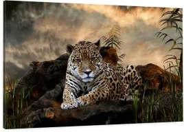 obraz-do-sypialni-jaguar-tygrys-zwierzeta-110x70