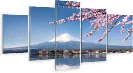 tryptyk-5-czesci-na-sciane-japonia-wulkan-800-wz