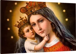 obraz-na-plotnie-madonna-z-dzieciatkiem-120x80