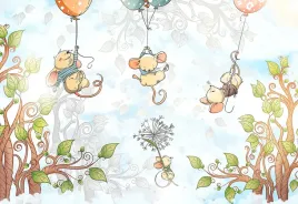 fototapeta-dla-dzieci-myszki-balony-twoj-wymiar