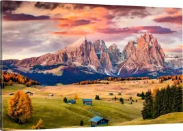 obraz-na-plotnie-dolomity-alpy-wloskie-gory-110x70