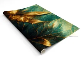 okleina-meblowa-pcv-z-klejem-zlote-liscie-100x50