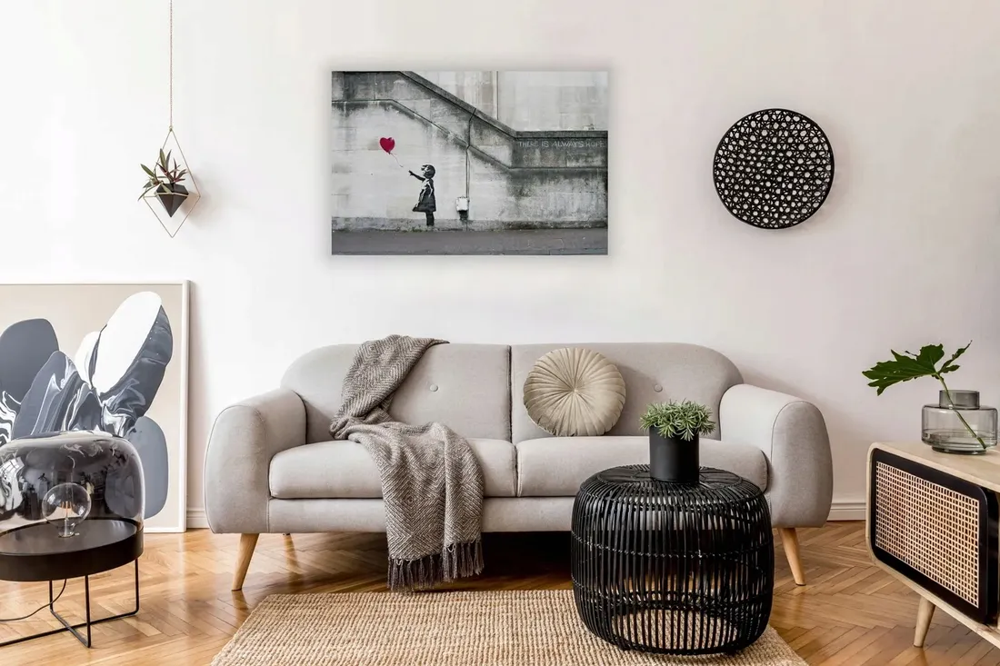 obraz-na-plotnie-dziewczynka-serce-hope-100x70