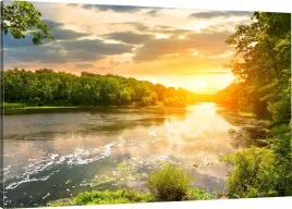 obraz-na-plotnie-rzeka-zachod-slonca-110x70-800-wz