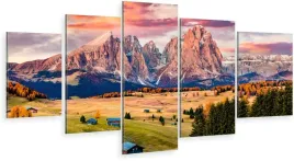 tryptyk-5-czesci-na-sciane-dolomity-alpy-wloskie