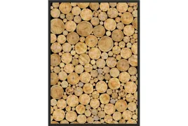 obraz-plakat-70x50-klody-drewno-pnie-drzew-poster