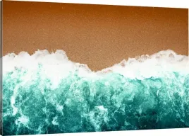 obraz-na-plotnie-fale-ocean-piasek-plaza-120x80